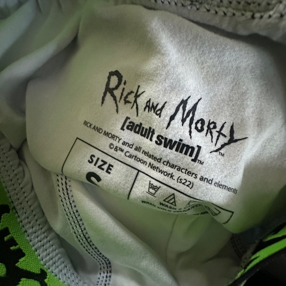 NWT Rick & Morty Adult Swim Underwear‎ Boxer Briefs Small 28/30 - Picture 3 of 3